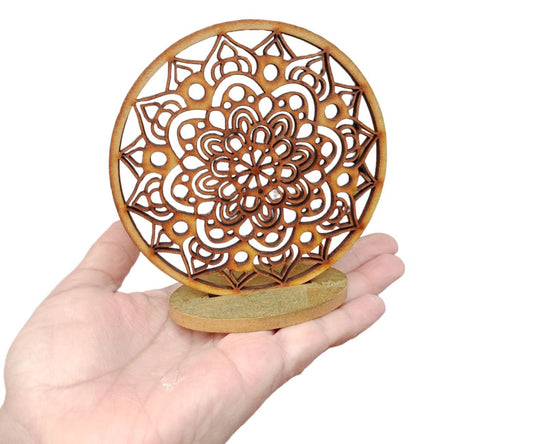 Mándala de madera para pintar (MDF)