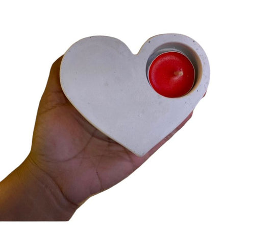 Corazón porta vela (605)