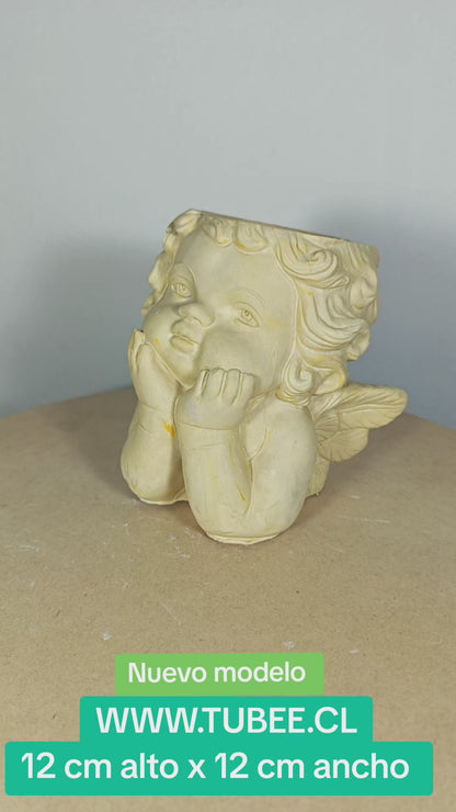Ángel pensando 11 cm alto x 12 cm ancho (1007)