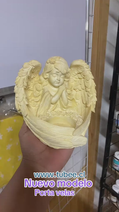Ángel porta velas (704)