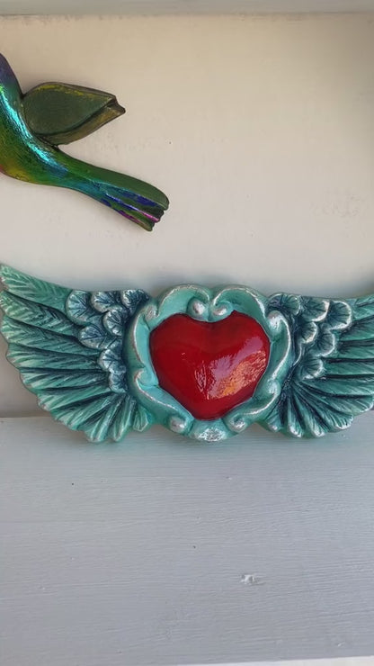 Corazón turquesa