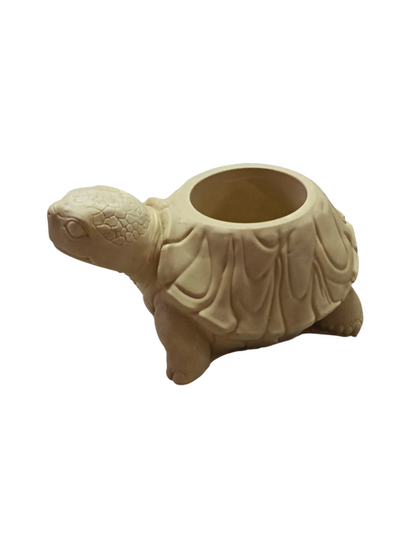 Tortuga maceta (483)  6cm alto x 14 cm ancho