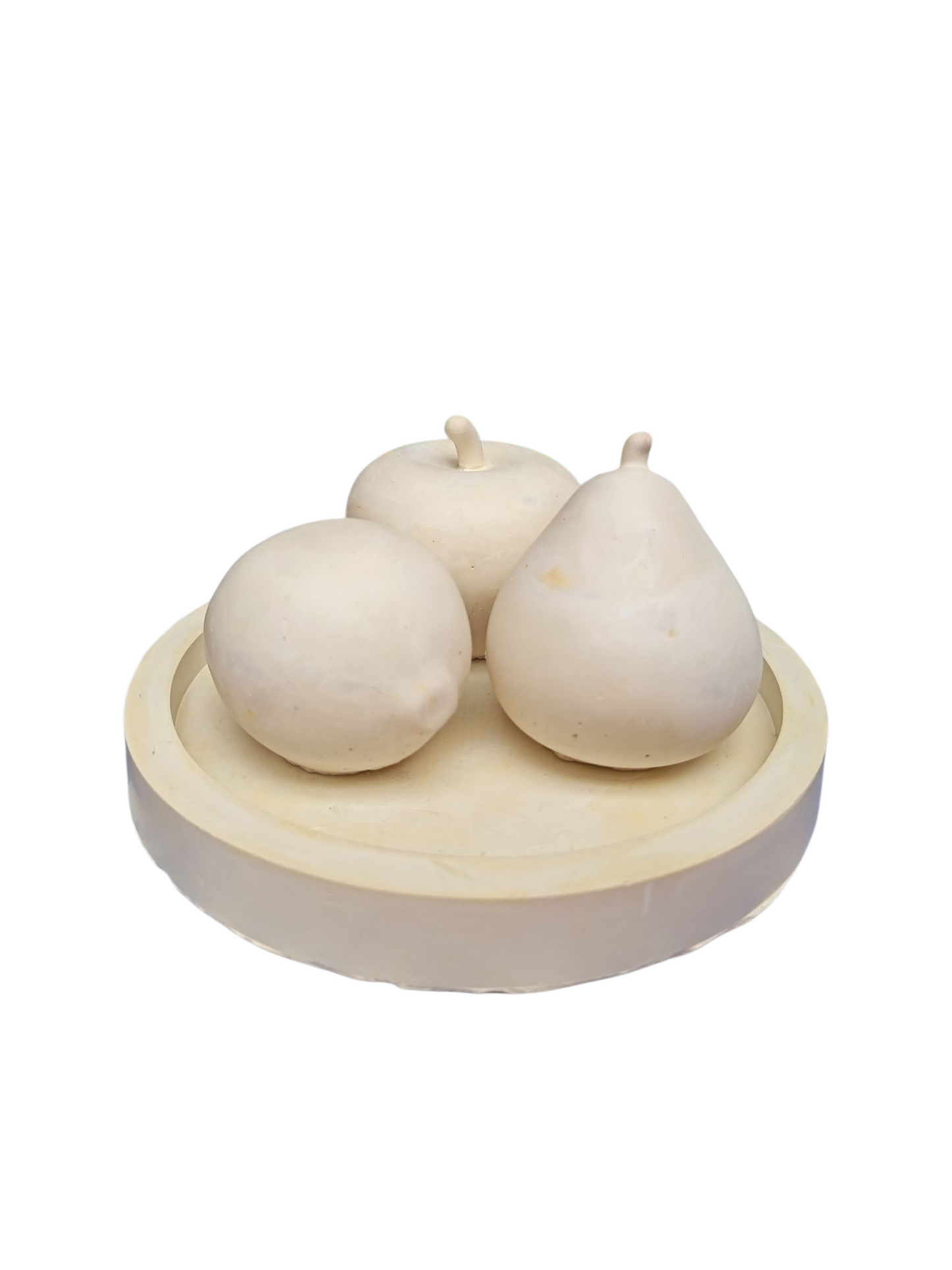 Set 3 frutas 10 cm alto  x 19 cm ancho