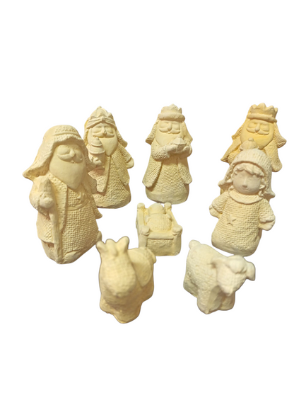 Pesebre 11 x 6 cm (8 piezas)