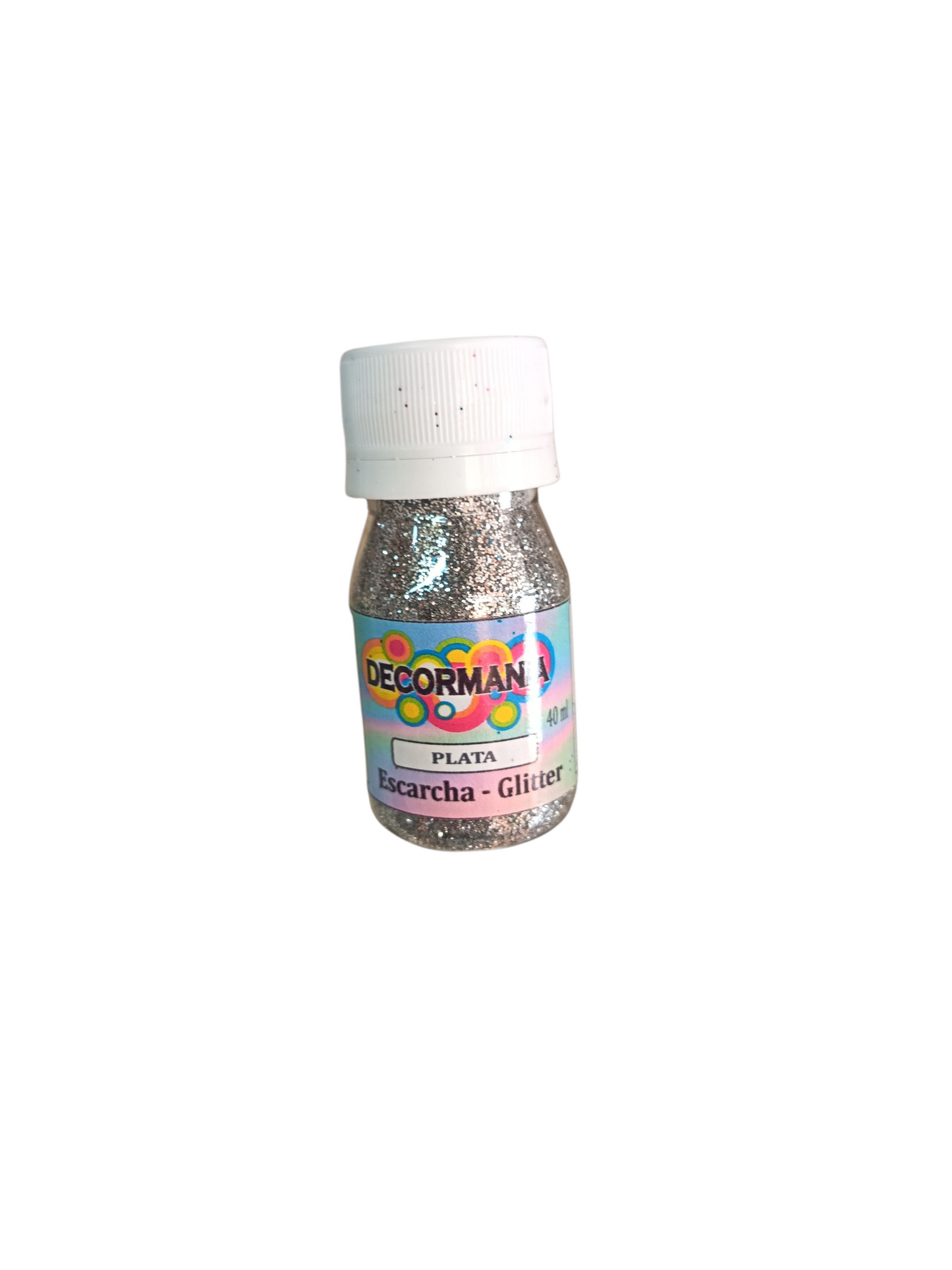 Escarcha glitter plata
