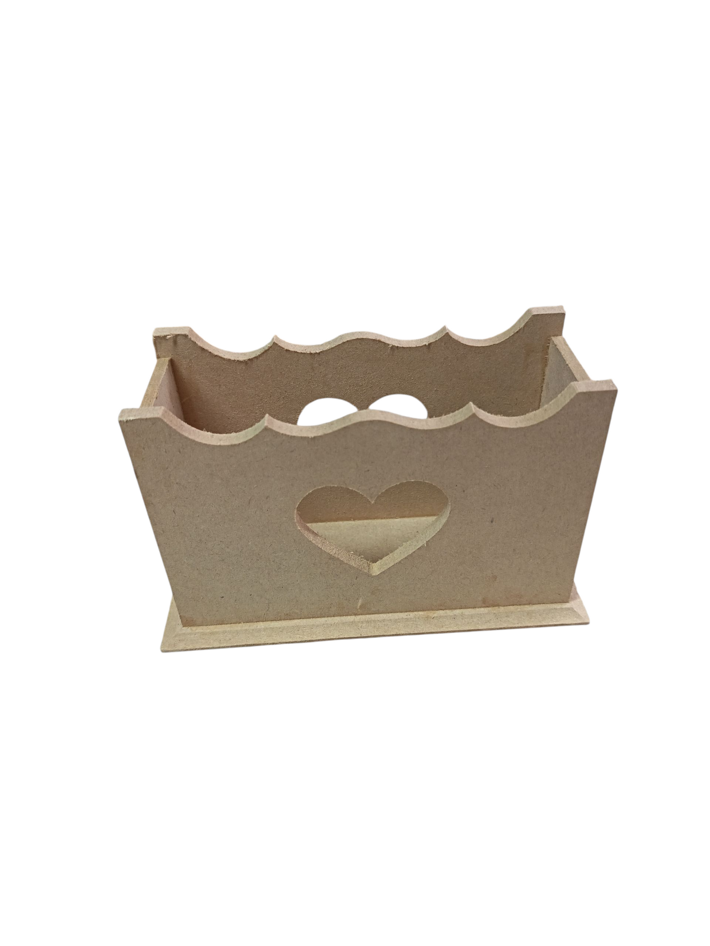 Servilletero corazón 15 cm ancho x 9,5 cm alto