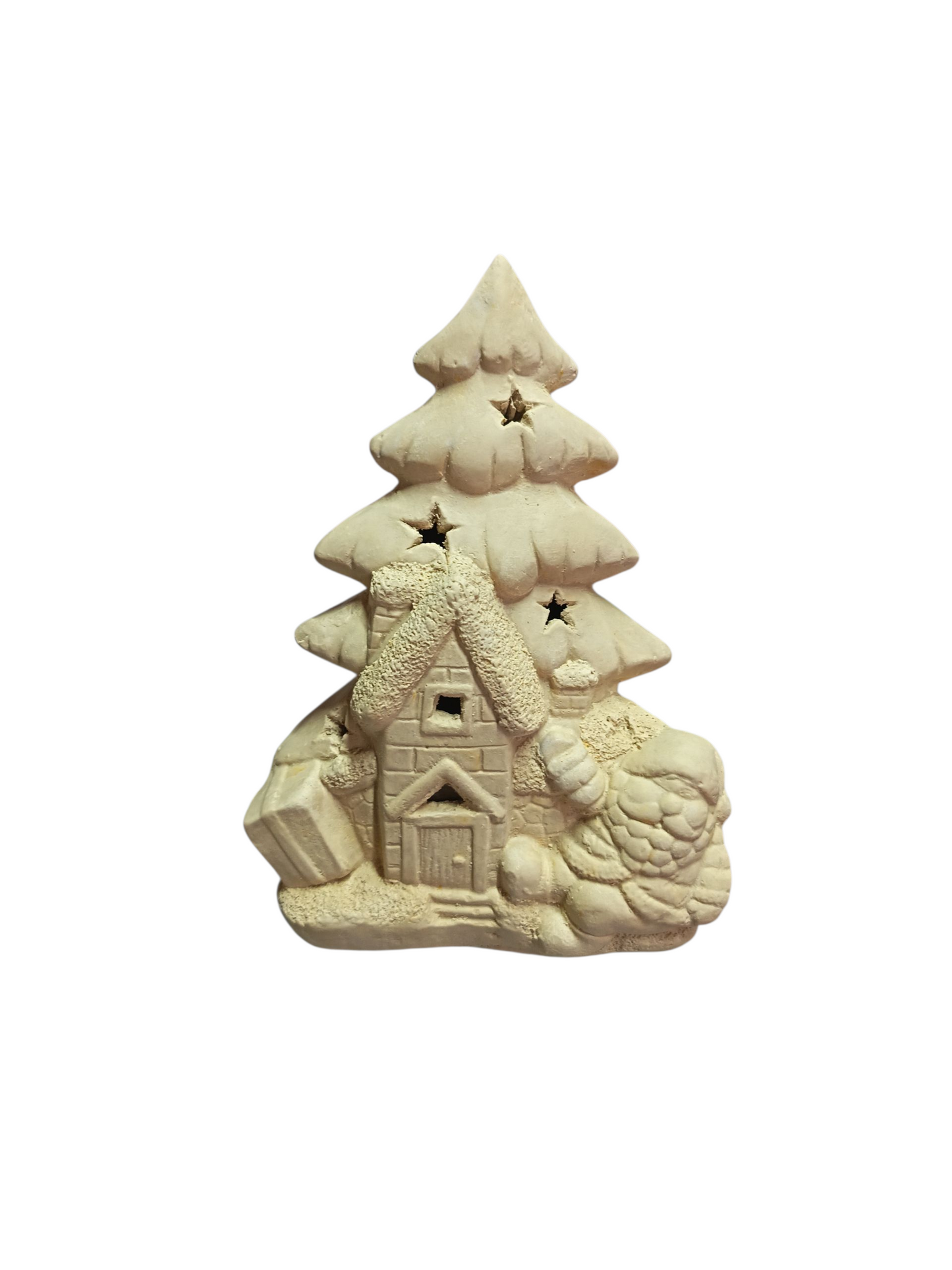 Árbol navidad para poner luces  19,5 cm alto