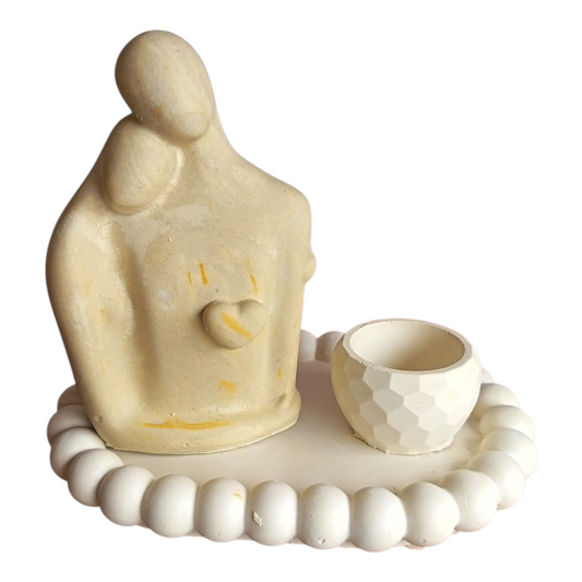 Set enamorado con porta velas