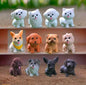 Mini perritos de poliresina