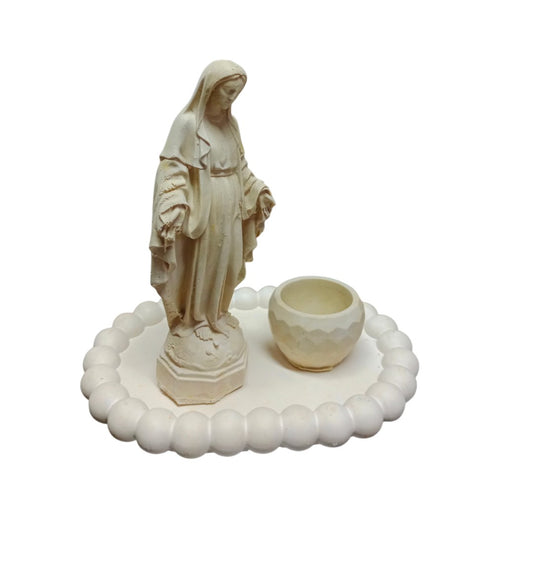 Set virgen de los rayos 14,5 CM ancho x 16,5 cm ancho.