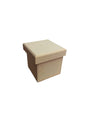 Caja madera con tapa 10 x 10 cm