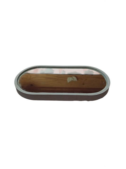 Plato con espejo 23,2x11, 2 cm