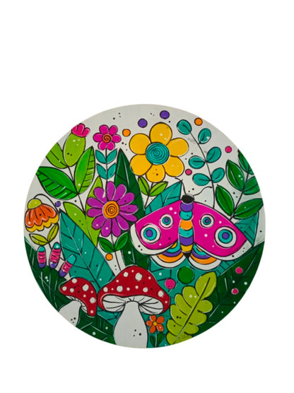 Plato decorativo con gancho para colgar 30cm diámetro