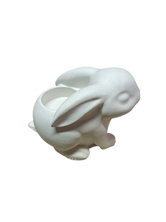 Conejo porta vela 12x8,5cm