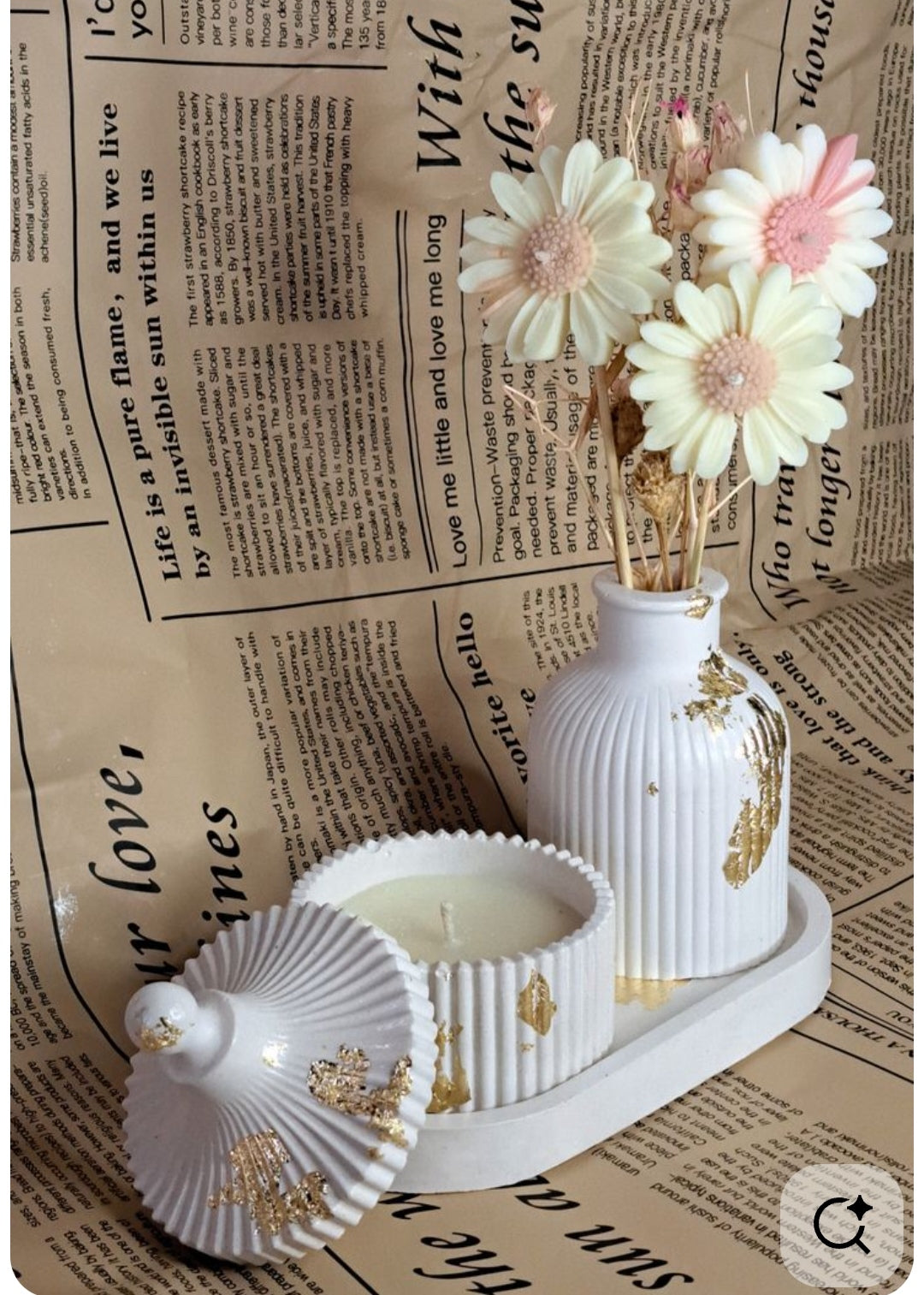Set decorativo 3 piezas