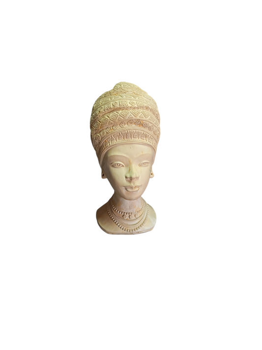 Africana turbante 27 cm alto x 13 cm ancho