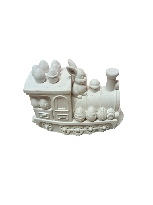 Tren conejo pascua 8x6,5 cm
