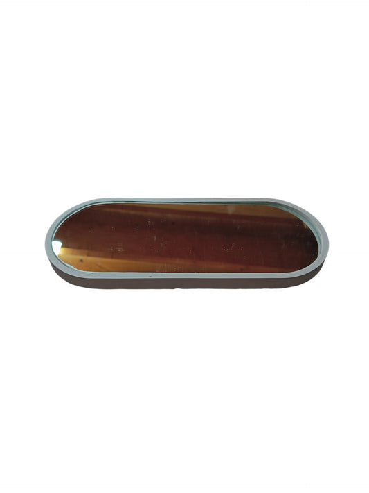 Plato con espejo 31,5x12,5 cm