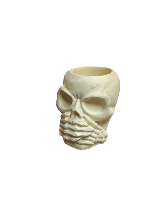 Calavera muda maceta 8x6,5cm