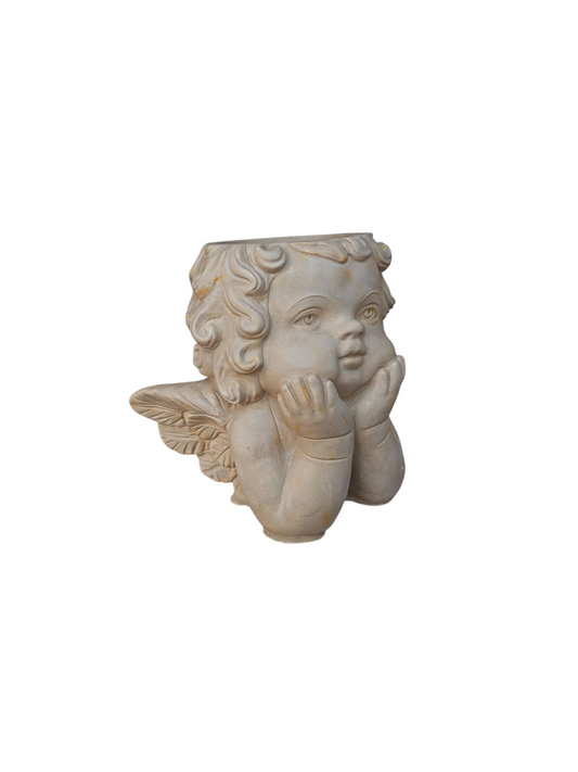 Ángel pensando (925) 11 cm alto x 11,5 ancho