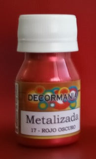Pintura metalizada Rojo oscuro (17)