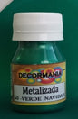 Pintura metalizada verde  navidad (50)